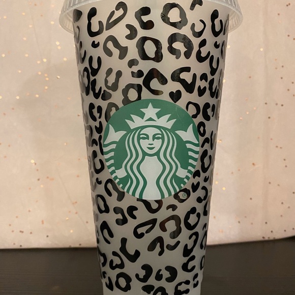Starbucks Other - 🖤✨NEW Starbucks Cheetah Print Cup✨🖤